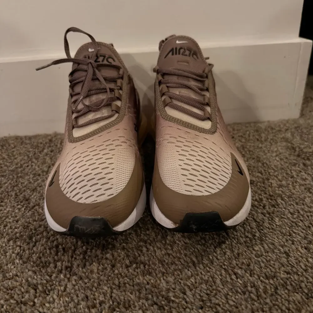 NIKE Men's Air Max 270 Mink Brown Shoes Size 10